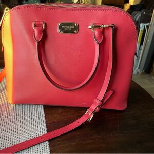 Salmon, pink, Michael Kors bag